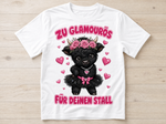 Zu glamouroes fuer deinen Stall Highland Cow T-Shirt Mockup